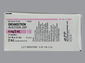 ONDANSETRON HCL 4 MG/2 ML VIAL