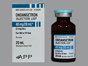 ONDANSETRON 40 MG/20 ML VIAL