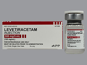 LEVETIRACETAM 500 MG/5 ML VIAL