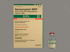 SENSORCAINE-MPF 0.5%-EPI 1:200,000