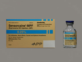 SENSORCAINE-MPF 0.25% VIAL