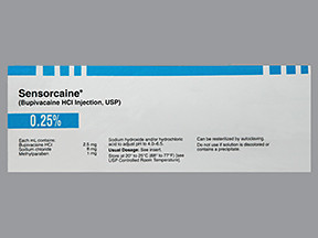 SENSORCAINE 0.25% VIAL