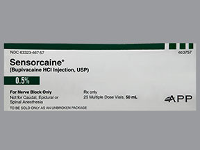 SENSORCAINE 0.5% VIAL