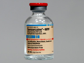 SENSORCAINE MPF 0.25%-EPI 1:200,000