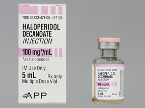 HALOPERIDOL DEC 100 MG/ML VIAL