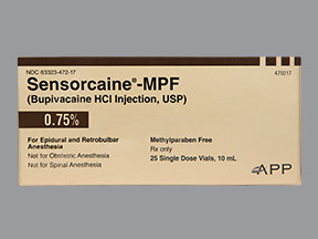 SENSORCAINE-MPF 0.75% VIAL