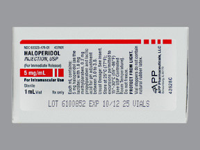 HALOPERIDOL LAC 5 MG/ML VIAL