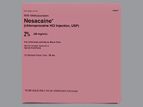 NESACAINE 2% VIAL