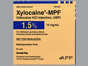 XYLOCAINE-MPF 1.5% AMPUL