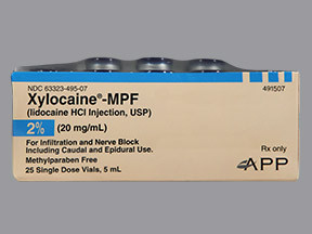 XYLOCAINE-MPF 2% VIAL