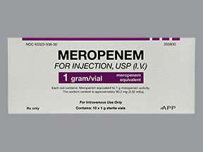 MEROPENEM IV 1 GM VIAL