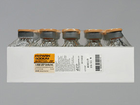 HEPARIN SODIUM 10,000 UNIT/10 ML (1,000 UNIT/ML) VIAL