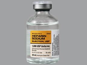 HEPARIN SODIUM 30,000 UNIT/30 ML (1,000 UNIT/ML) VIAL