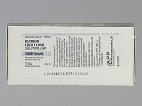 HEPARIN LOCK FLUSH 100 UNIT/ML