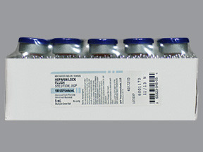 HEPARIN FLUSH 500 UNITS/5 ML (100 UNITS/ML) VIAL