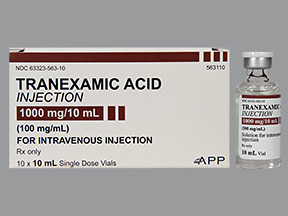 TRANEXAMIC ACID 1,000 MG/10 ML