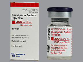 ENOXAPARIN 300 MG/3 ML VIAL