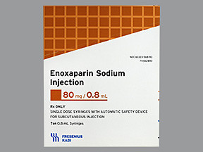 ENOXAPARIN 80 MG/0.8 ML SYR