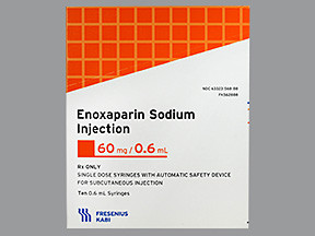 ENOXAPARIN 60 MG/0.6 ML SYR