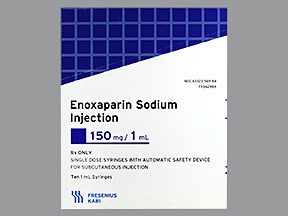 ENOXAPARIN 150 MG/ML SYRINGE