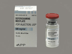 DEFEROXAMINE 500 MG VIAL