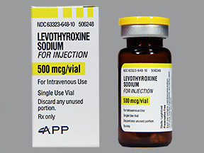 LEVOTHYROXINE 500 MCG VIAL