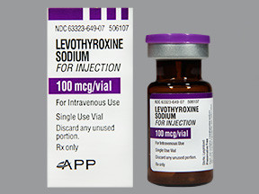 LEVOTHYROXINE 100 MCG VIAL