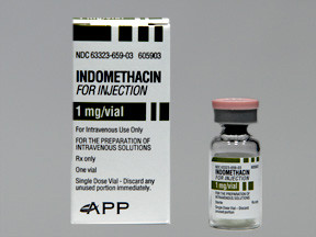 INDOMETHACIN 1 MG VIAL