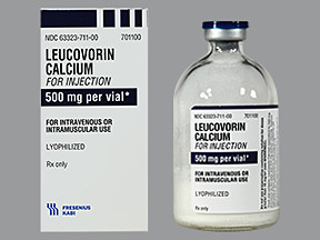 LEUCOVORIN CALCIUM 500 MG VL