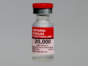 HEPARIN SODIUM 20,000 UNIT/ML VIAL