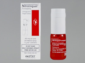 NITROLINGUAL 0.4 MG SPRAY
