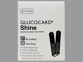 GLUCOCARD SHINE TEST STRIPS
