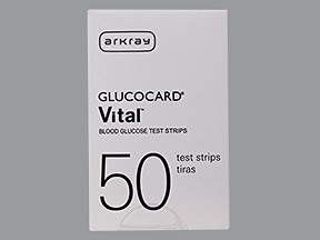 GLUCOCARD VITAL TEST STRIPS