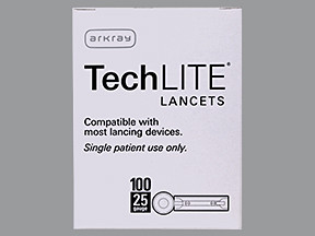 TECHLITE 25G LANCETS