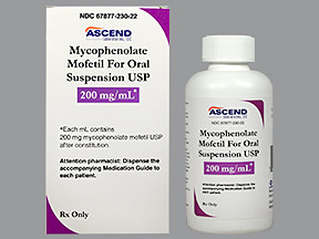 MYCOPHENOLATE 200 MG/ML SUSP