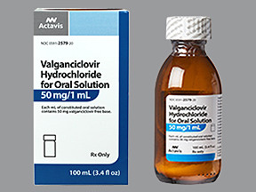 VALGANCICLOVIR HCL 50 MG/ML