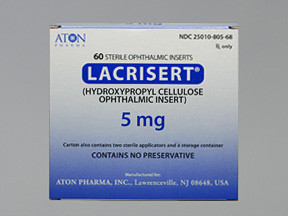 LACRISERT 5 MG EYE INSERT