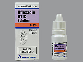 OFLOXACIN 0.3% EAR DROPS