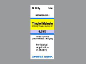 TIMOLOL MALEATE 0.25% EYE DROP