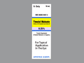 TIMOLOL MALEATE 0.25% EYE DROP