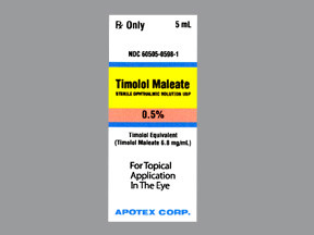TIMOLOL MALEATE 0.5% EYE DROPS