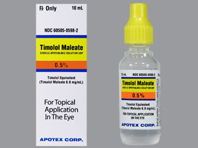 TIMOLOL MALEATE 0.5% EYE DROPS