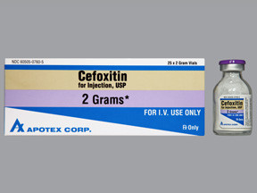 CEFOXITIN 2 GM VIAL