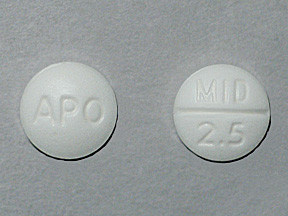 MIDODRINE HCL 2.5 MG TABLET