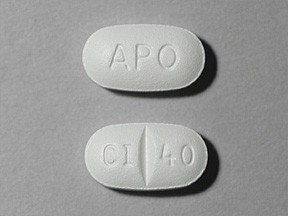 CITALOPRAM HBR 40 MG TABLET