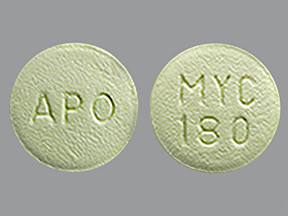 MYCOPHENOLIC ACID DR 180 MG TB