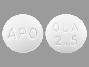 OLANZAPINE 2.5 MG TABLET