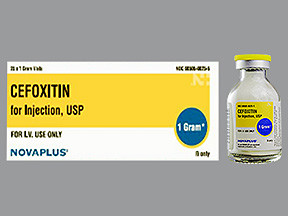 CEFOXITIN 1 GM VIAL