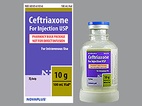 CEFTRIAXONE 10 GM VIAL