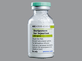 DORIPENEM 250 MG VIAL